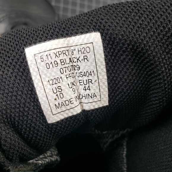 5.11 TACTICAL XPRT TACTICAL BOOTS - BLACK - Picture 8 of 15